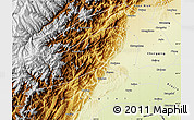 Physical Map of Dayi