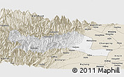 Classic Style Panoramic Map of Dayi