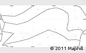 Blank Simple Map of Dayi, no labels