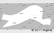 Gray Simple Map of Dayi