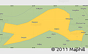 Savanna Style Simple Map of Dayi
