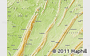 Physical Map of Dazhu