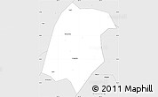 Silver Style Simple Map of Dazhu