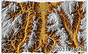 Physical 3D Map of Dechang