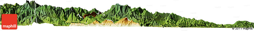 Physical Horizon Map of Ebian, satellite outside