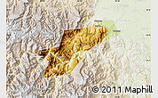 Physical Map of Ebian, lighten