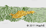 Savanna Style Panoramic Map of Ebian