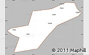 Gray Simple Map of Ebian, cropped outside