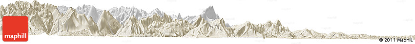 Classic Style Horizon Map of Emei