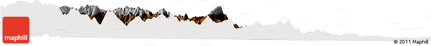 Physical Horizon Map of Emei, cropped outside