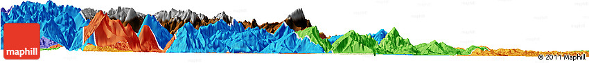 Physical Horizon Map of Emei, political outside