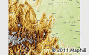 Physical Map of Emei