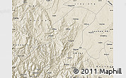 Shaded Relief Map of Emei