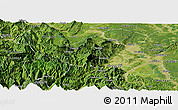 Satellite Panoramic Map of Emei