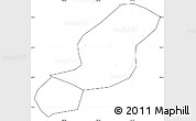 Blank Simple Map of Emei, cropped outside, no labels