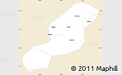 Classic Style Simple Map of Emei, single color outside