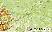 Physical 3D Map of Gao Xian