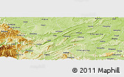 Physical Panoramic Map of Gao Xian