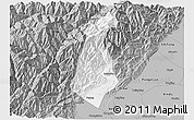 Gray 3D Map of Guan Xian