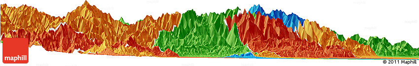 Political Horizon Map of Guan Xian