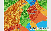 Political Map of Guan Xian
