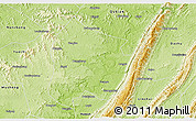 Physical 3D Map of Guang An