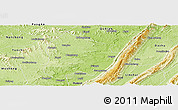Physical Panoramic Map of Guang An