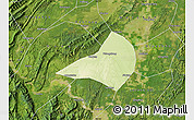 Physical Map of Jiajiang, satellite outside
