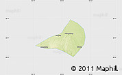 Physical Map of Jiajiang, single color outside