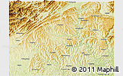 Physical 3D Map of Jiange