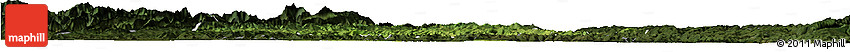 Satellite Horizon Map of Jiange, darken