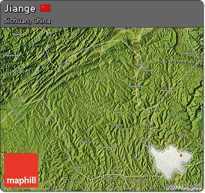 Satellite Map of Jiange