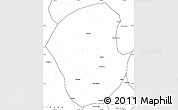 Blank Simple Map of Jiange