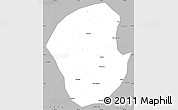 Gray Simple Map of Jiange