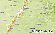 Physical 3D Map of Jianyang