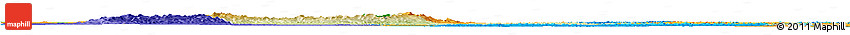 Physical Horizon Map of Jianyang, political outside Physical Horizon Map of Jianyang, political outside