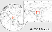 Blank Location Map of Jianyang, within the entire country