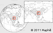 Blank Location Map of Jianyang, highlighted country, highlighted parent region, within the entire country
