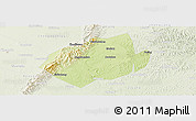Physical Panoramic Map of Jianyang, lighten