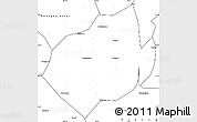 Blank Simple Map of Jianyang