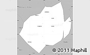 Gray Simple Map of Jianyang