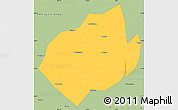 Savanna Style Simple Map of Jianyang
