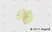 Physical Map of Jintang, cropped outside