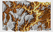 Physical 3D Map of Jinyang