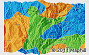 Political 3D Map of Jinyang