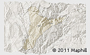 Shaded Relief 3D Map of Jinyang, lighten