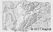Silver Style 3D Map of Jinyang