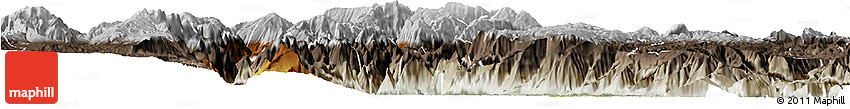 Physical Horizon Map of Jinyang, semi-desaturated Physical Horizon Map of Jinyang, semi-desaturated