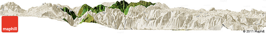 Satellite Horizon Map of Jinyang, shaded relief outside Satellite Horizon Map of Jinyang, shaded relief outside