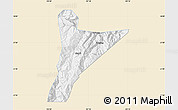 Classic Style Map of Jinyang, single color outside